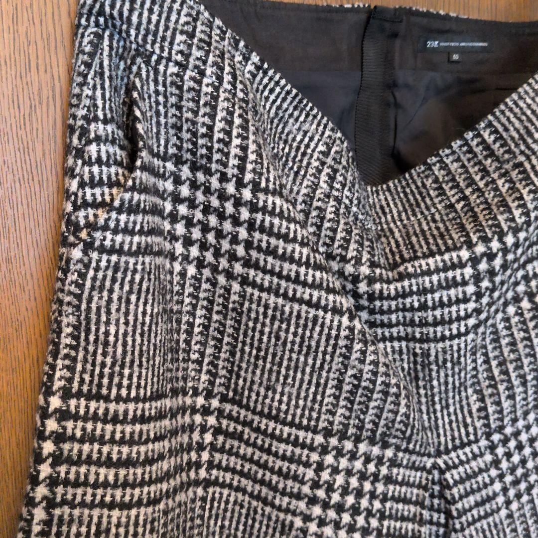 23区 ボックススカート 大きいサイズ５０ タグ付き未使用