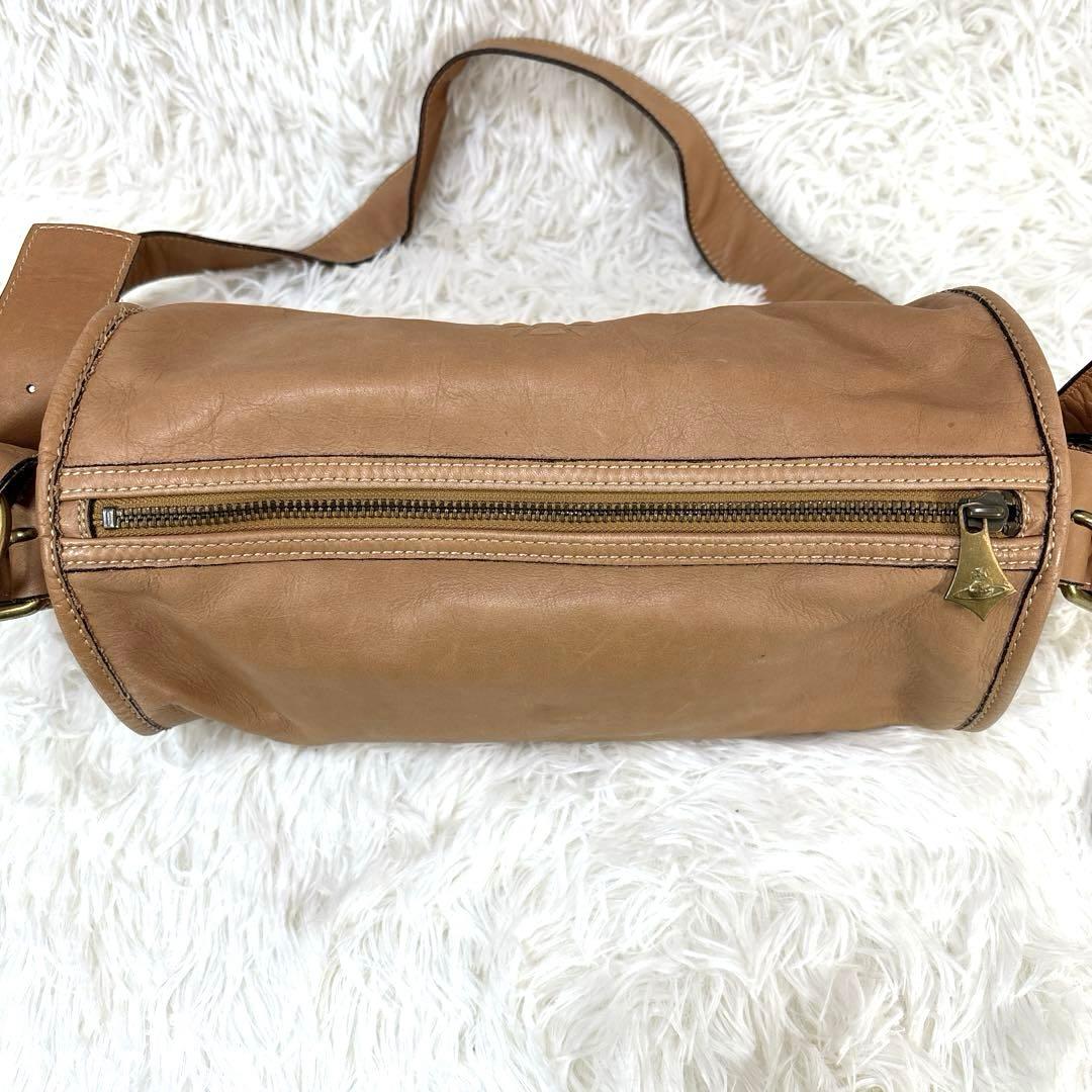 希少✨Vivienne Westwood オーブロゴドラムショルダーバッグ