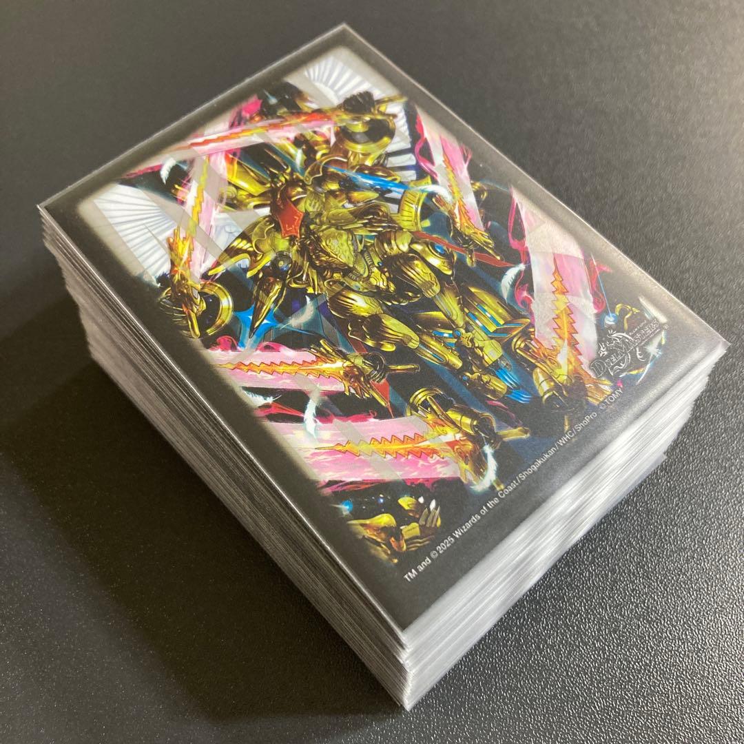 巨大アルファディオス デッキ 2重スリーブ サファイアウィズダム 巨大天門