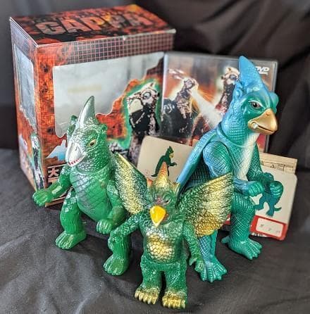 ガッパ（マルサン・日東復刻）ソフビ＆ＤＶＤコレクターズボックス（日活）