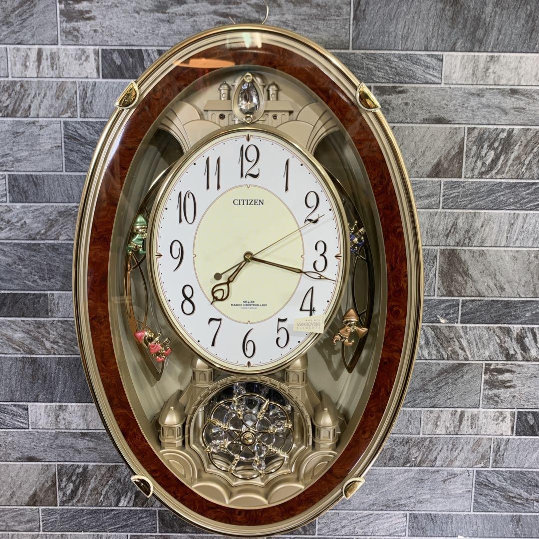 生産終了品　CITIZEN　電波掛時計 パルミューズクイーンダムN 4MN484