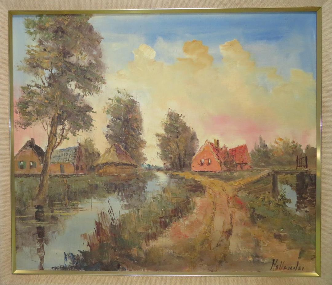 G.？.Hollander　「side Harmony」　油彩F10号