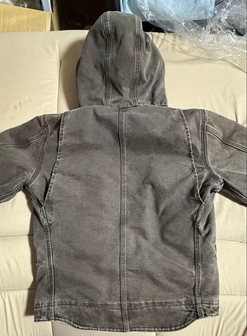 購*ル様 Carhartt フード付きジャケット グレー