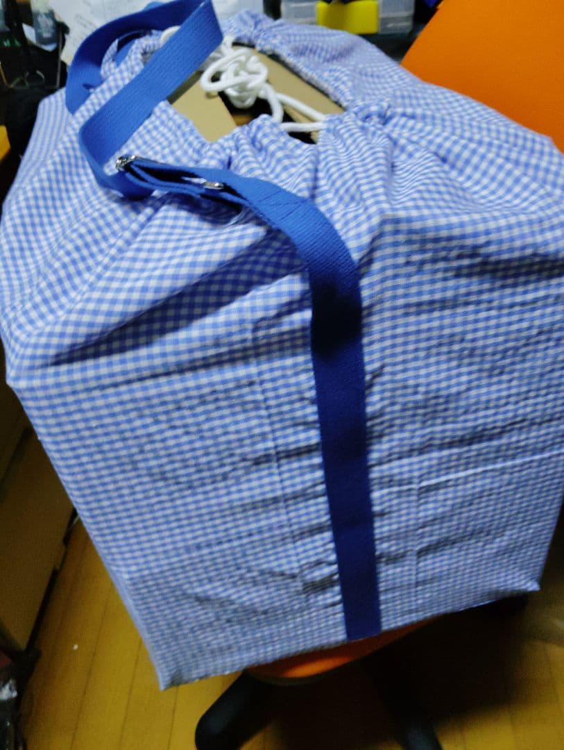 KS STUDIO カホン 青色 巾着型ケース付き