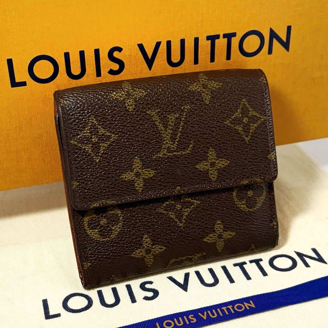 【美品】ルイヴィトン ポルト モネビエ カルトクレディ Wホック 三つ折り財布