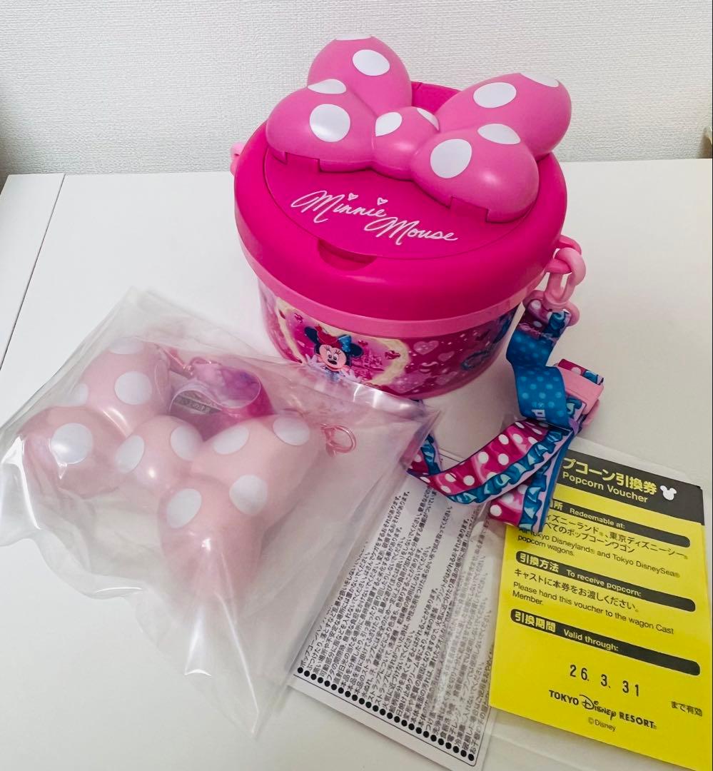 ミニー　ポップコーンバケット　スナックケース　引き換え券付き　パルパルーザ