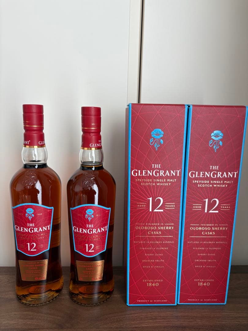 か*キ様 『即日発送』『匿名配送』グレングラント12年オロロソシェリーカスク2本