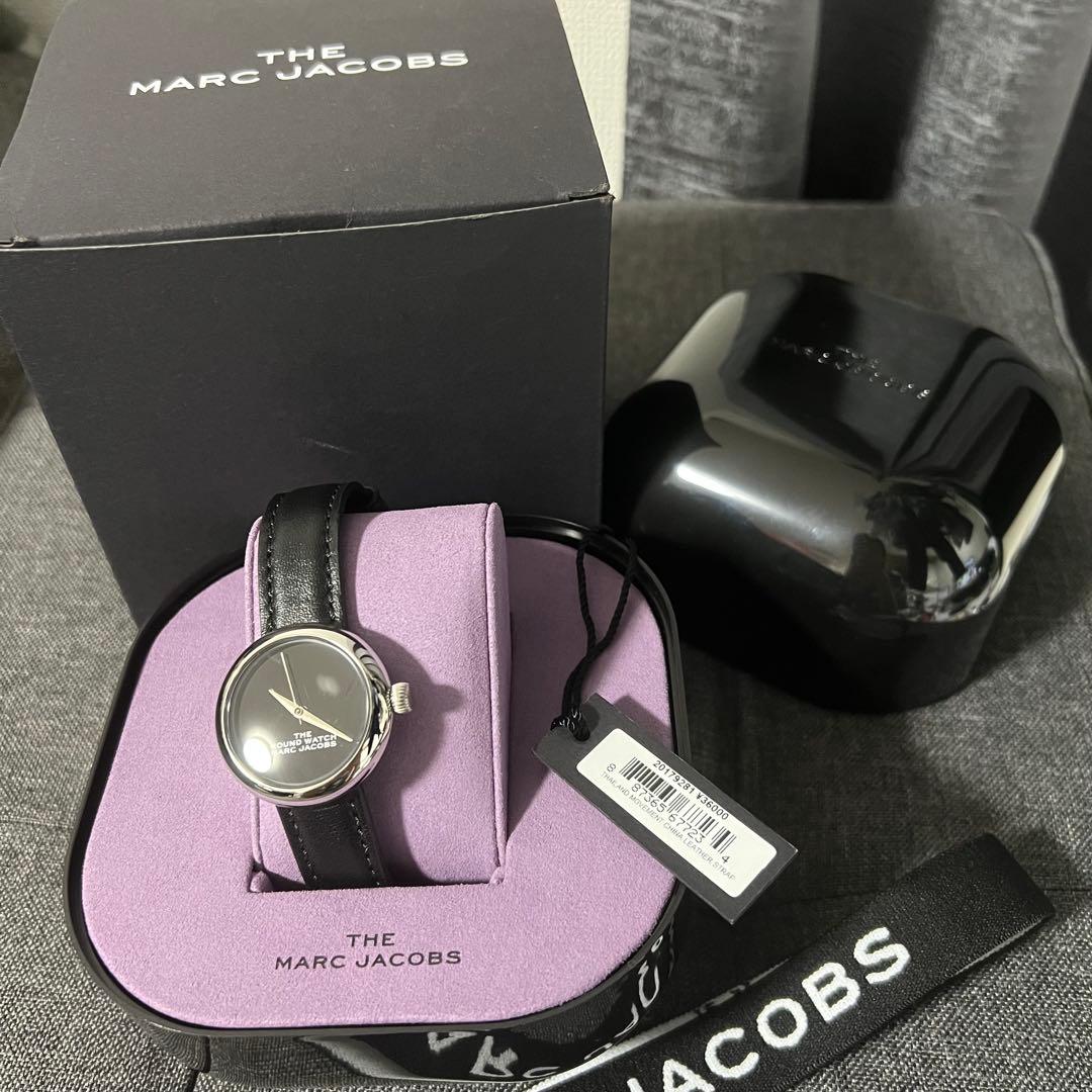 【箱付き・電池交換済】 MARC JACOBSレディースウォッチブラック