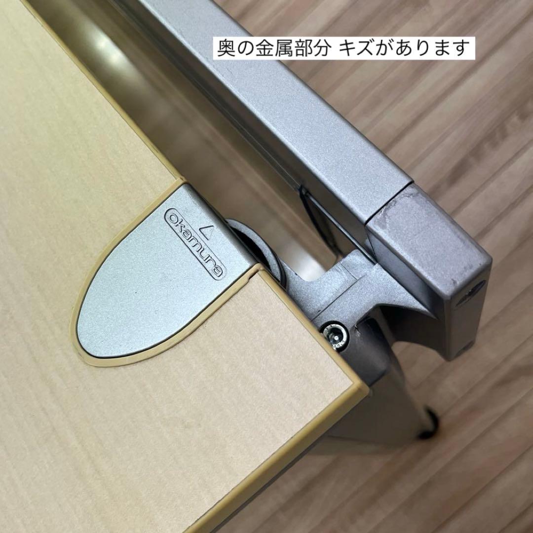 オカムラ 両ラウンドデスク 3段サイドデスクセット★サイドデスク別出品セット販売