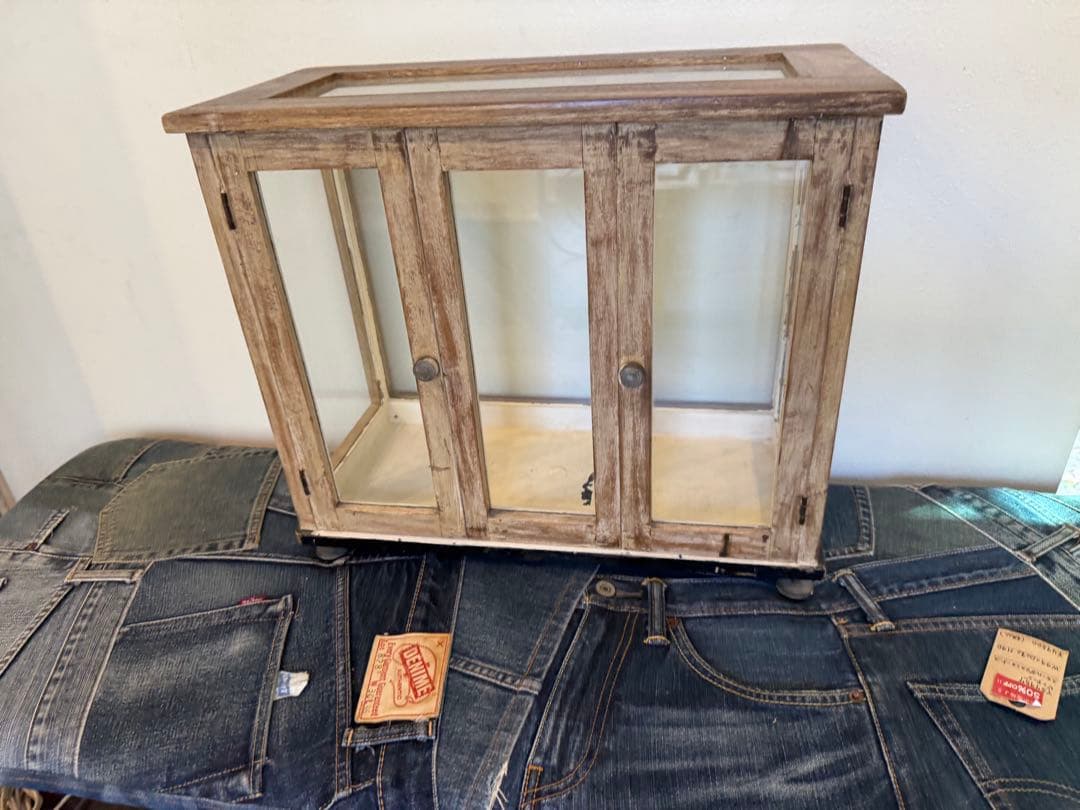 【展示品】ヴィンテージ ガラスショーケース