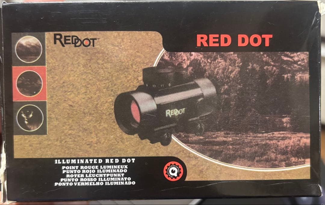 TASCO レッド グリーン ドットサイト 1x30mm チューブ型 20mm