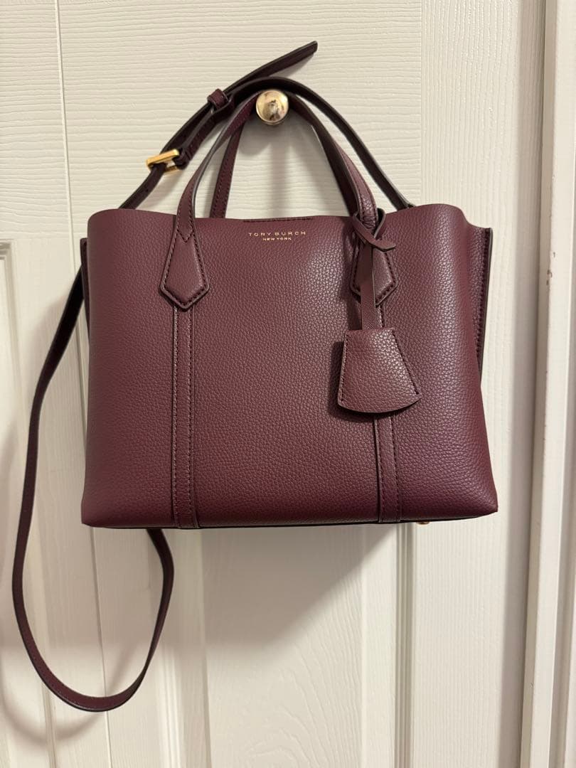 TORY BURCH ペリー　スモール　トリプルコンパートメントトートバッグ