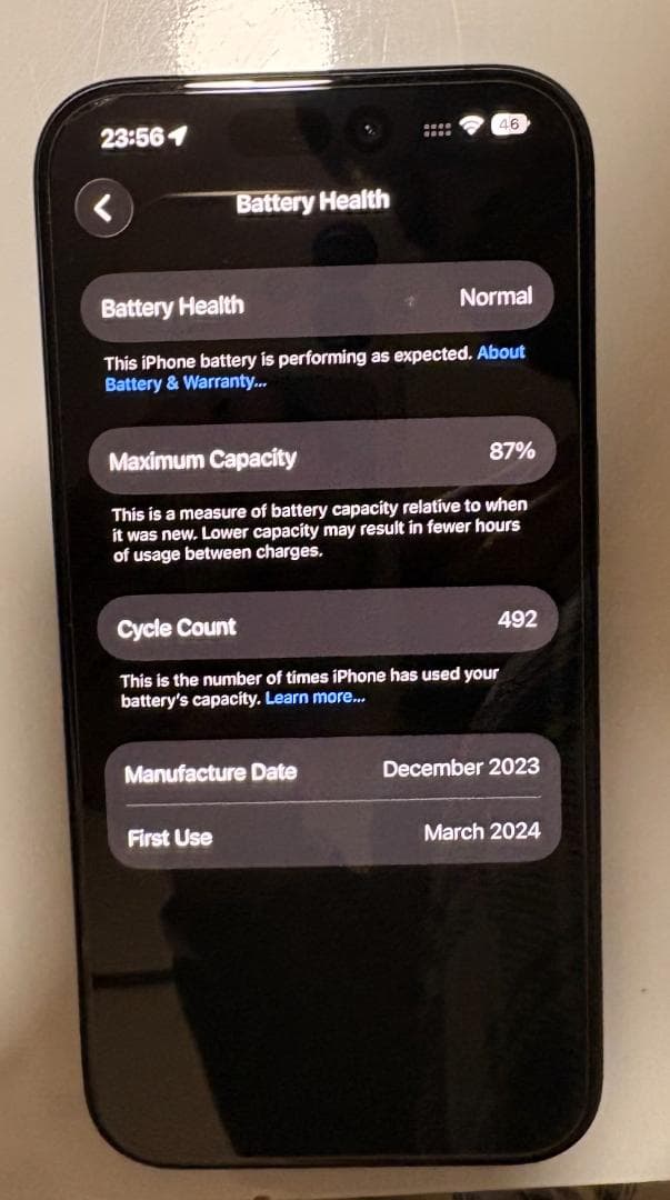 スマートフォン本体 Apple iPhone 15 Pro 128GB Blue Titanium