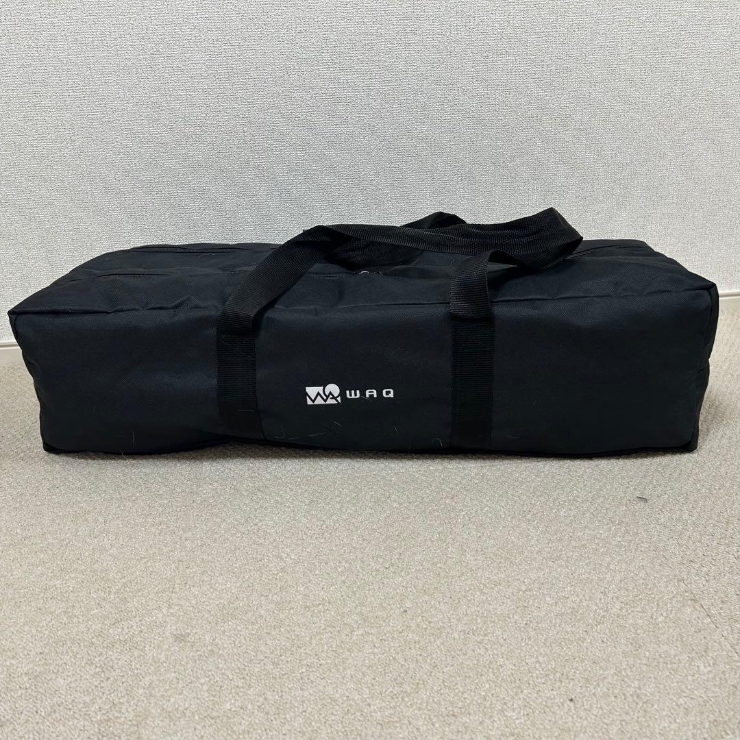 WAQマルチローテーブル 黒　アウトドアテーブル