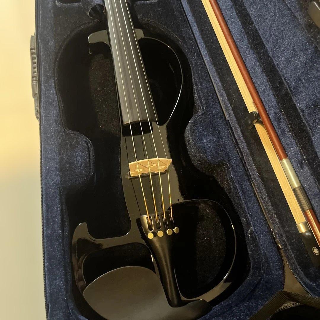 PLAYTECH PSV100BK エレクトリックバイオリン 4/4 ブラック