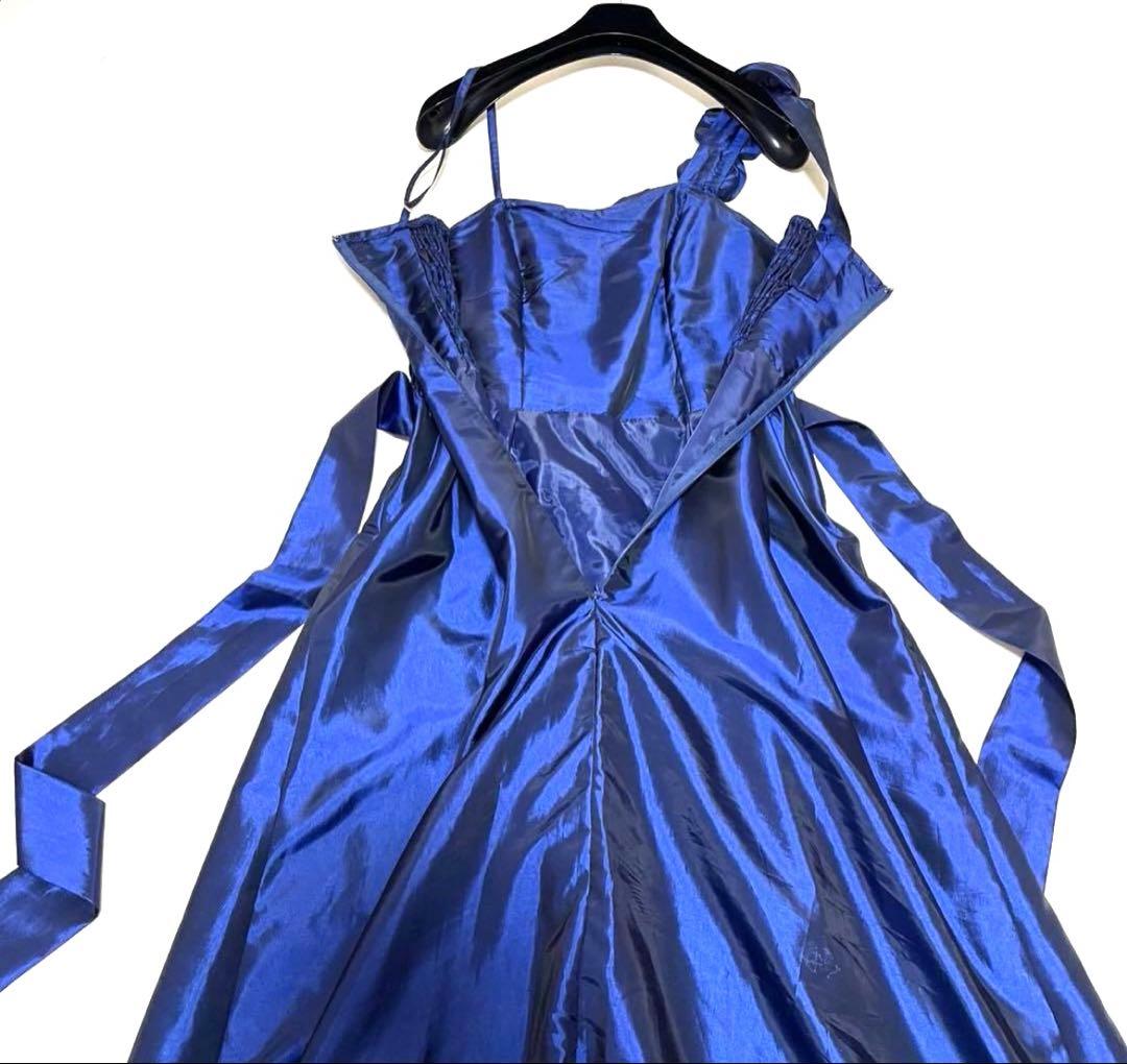 【美品】カラードレス パーティードレス 演奏会 ドレス ロングドレス