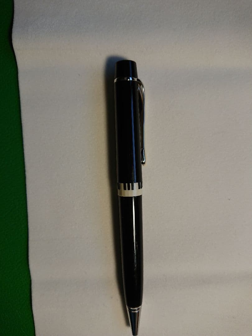 MONTBLANC カラヤン 黒いボールペン メタルクリップ付き