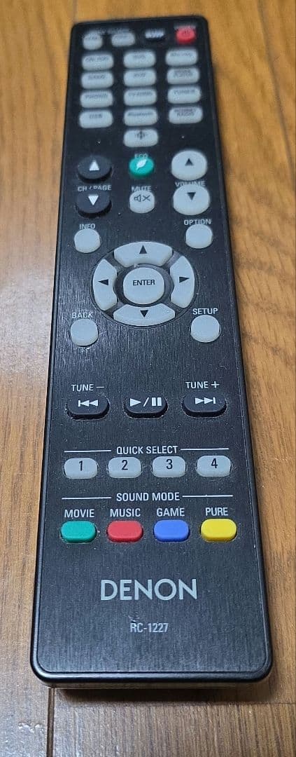 DENON AVアンプ AVR-X1500H リモコン 美品