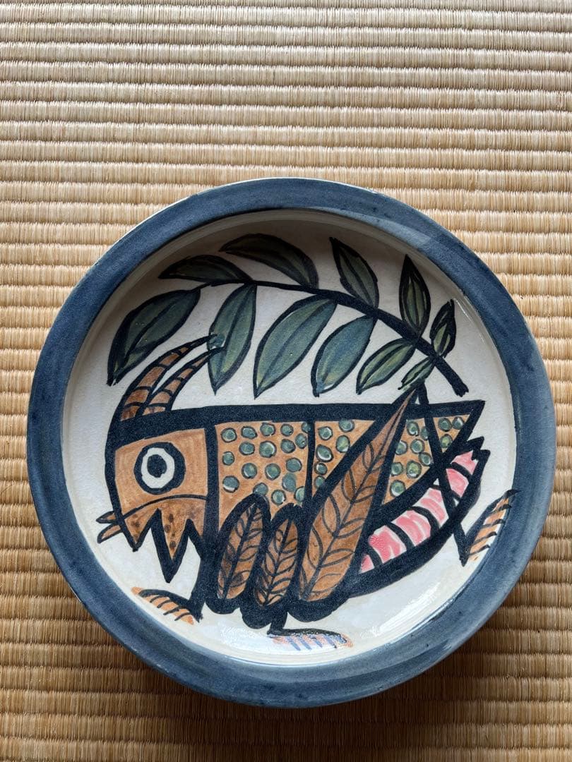 北川民次の陶器　バッタ