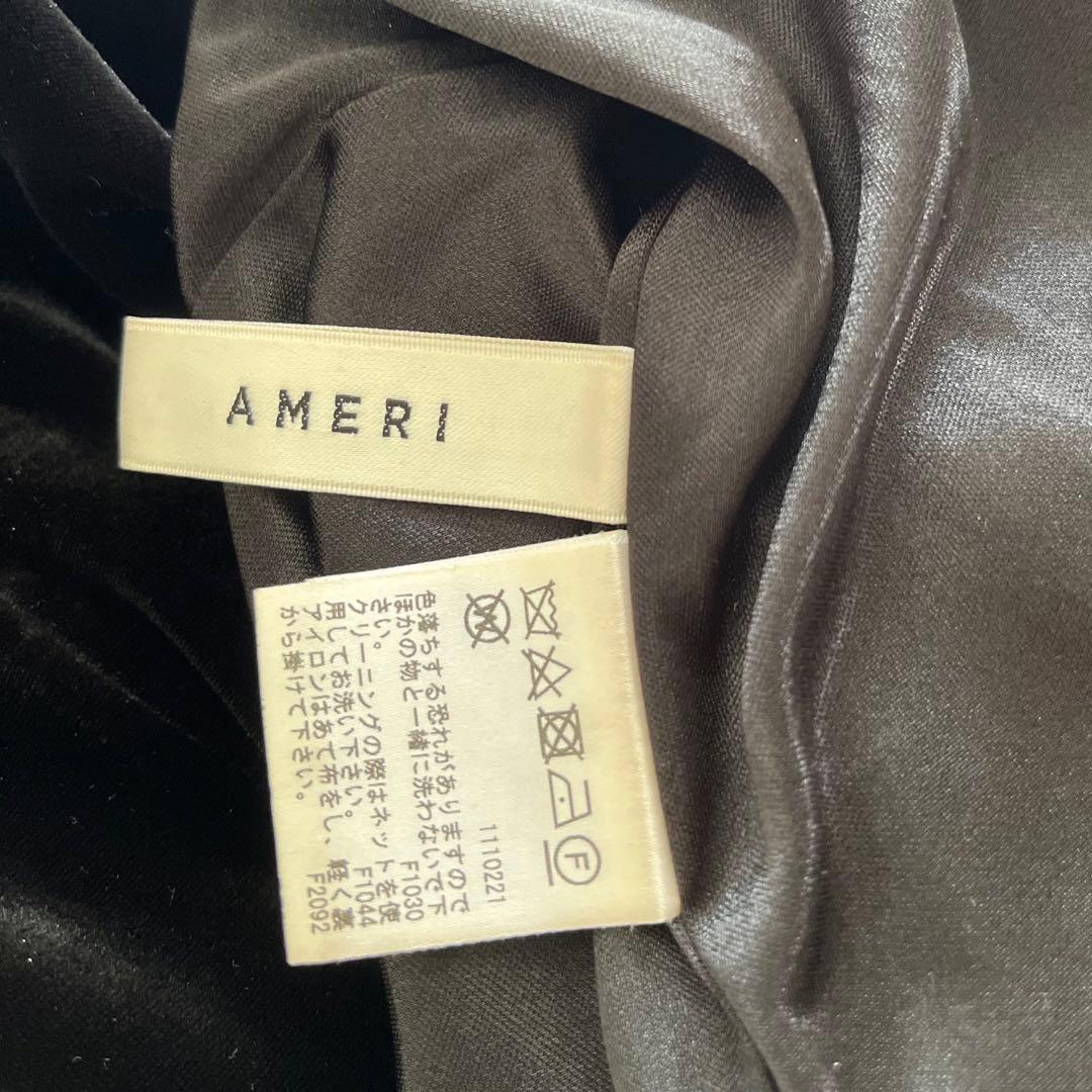 AMERIチュールスリーブタイトドレス