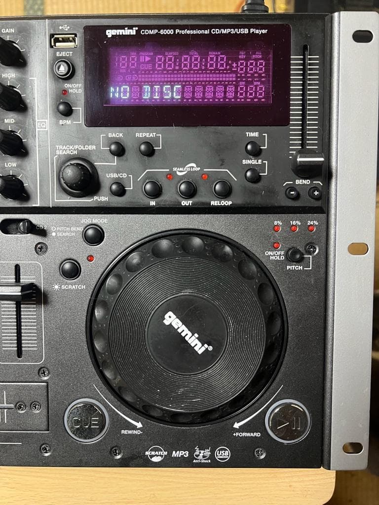 完動品　gemini CDMP-6000 外観美品