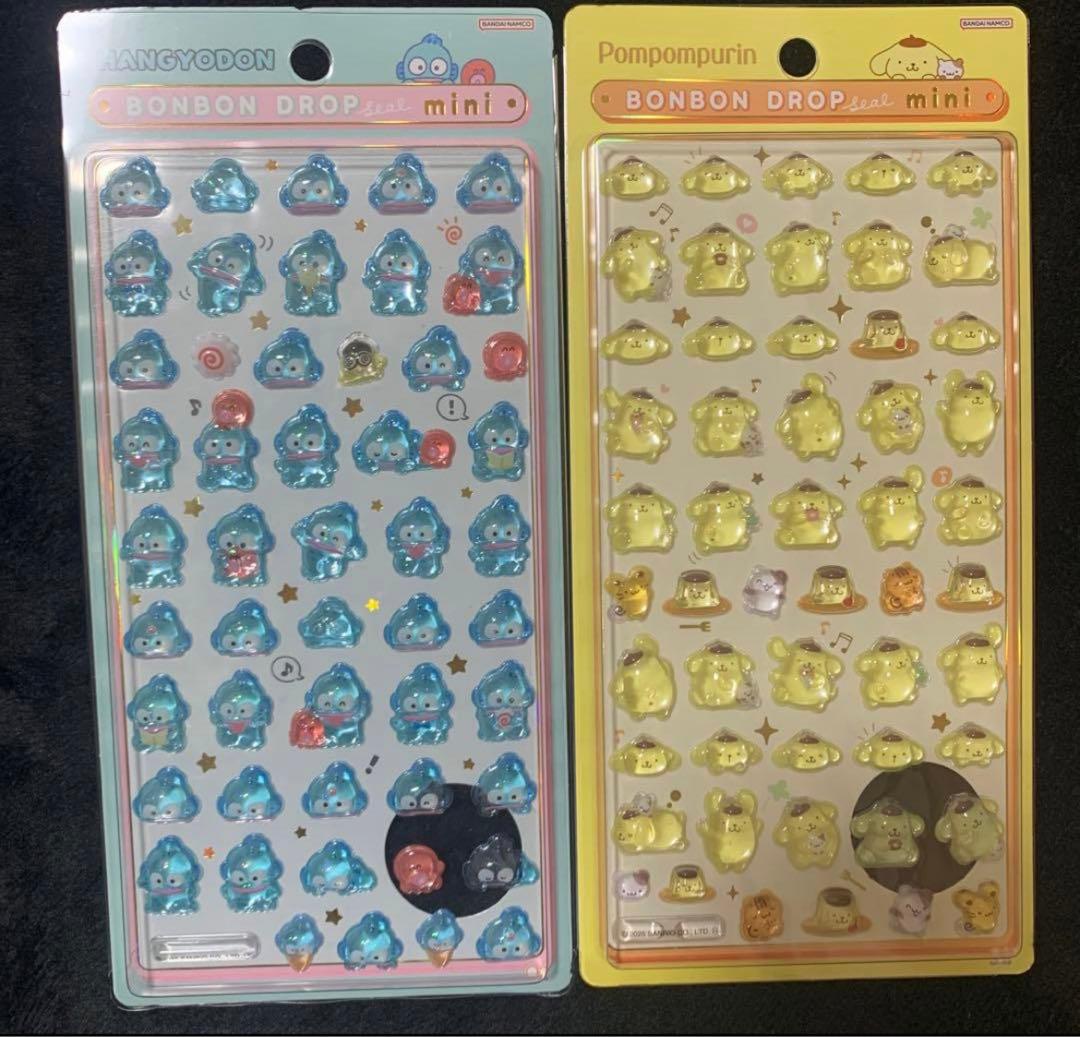 サンリオミニ ボンボンドロップシール コンプリート 8枚セット