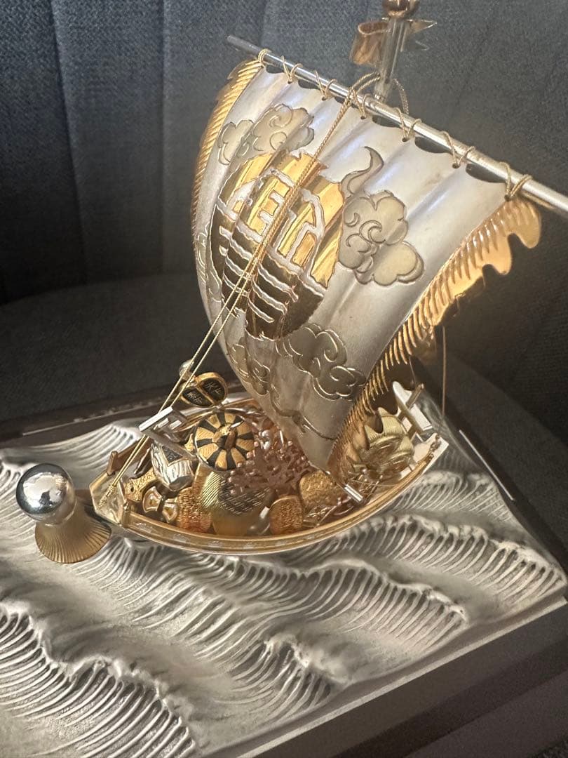 Rare 銀製 宝船 TAKEHIKO 関武比古 作 STERLING 985