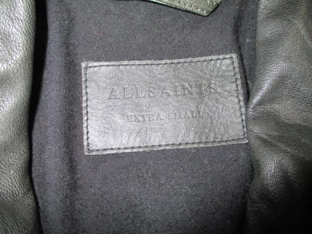 ALLSAINTS　オールセインツ　ライダースジャケット　大き目XS