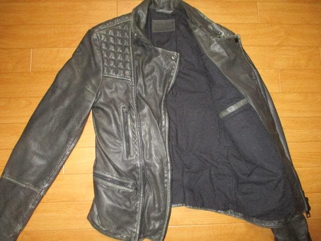 ALLSAINTS　オールセインツ　ライダースジャケット　大き目XS
