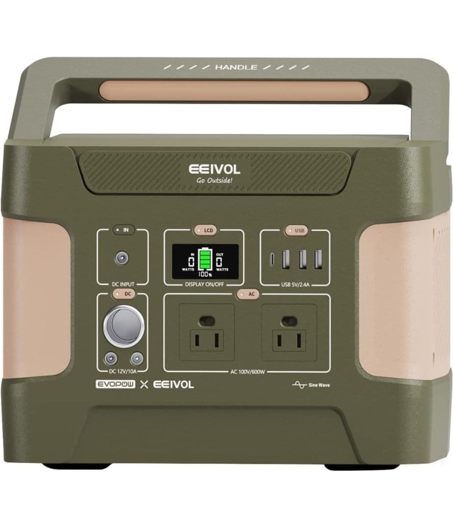 ●新品●EEIVOL E600 ポータブル電源 515Wh EVOPOW