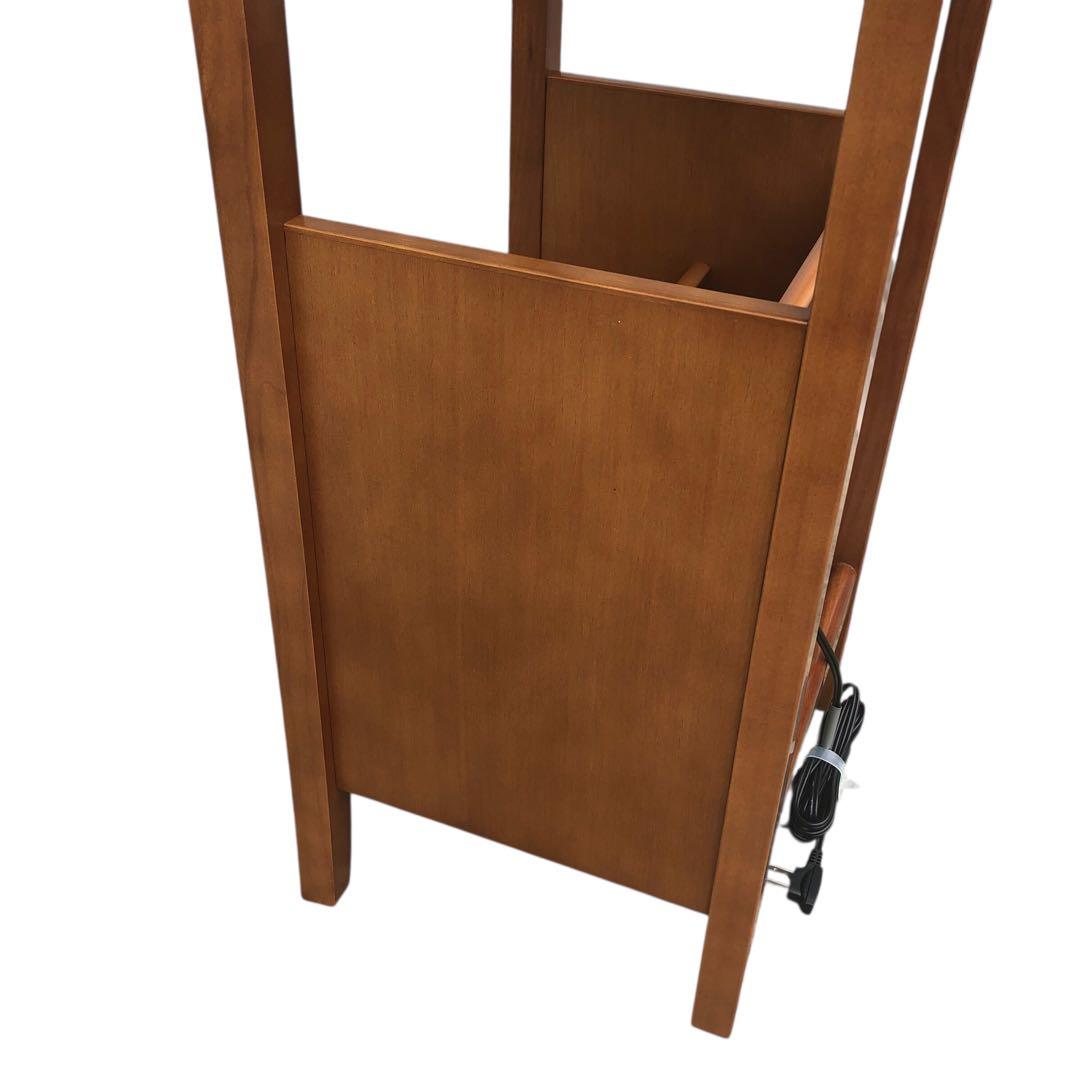 【美品！】Karimoku カリモク家具 電話台・花台 コンセント付き 猫脚