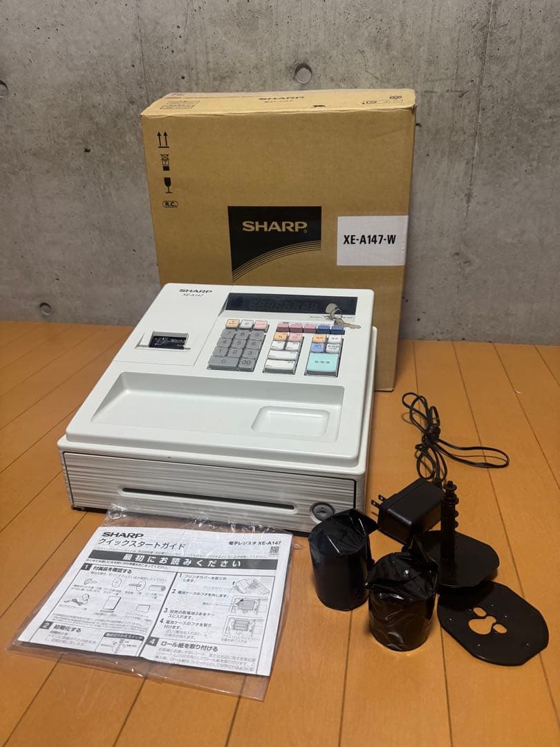 SHARP XE-A147-W レジスター