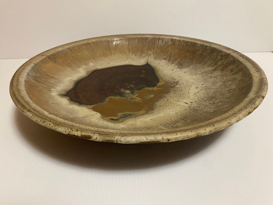 小岱焼 小代焼 岱平 大皿 皿陶芸 美術 約44cm