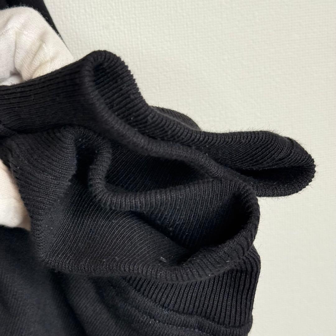 COMOLI コモリ 24aw コットン 裏毛ジップパーカー 黒 サイズ4