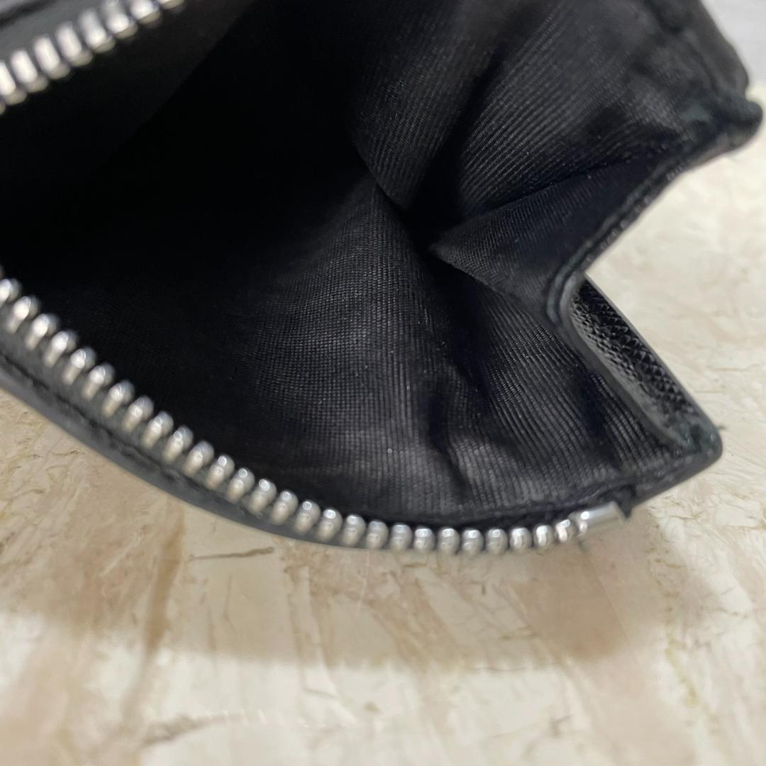 PRADA 二つ折り財布 プラダ サフィアーノ トライアングル 2MC066 黒