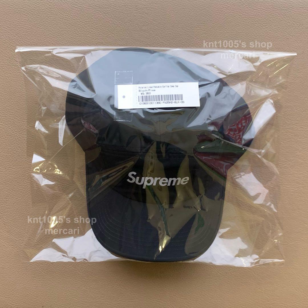 Supreme キャップ シュプリーム Earflap Camp Cap 黒