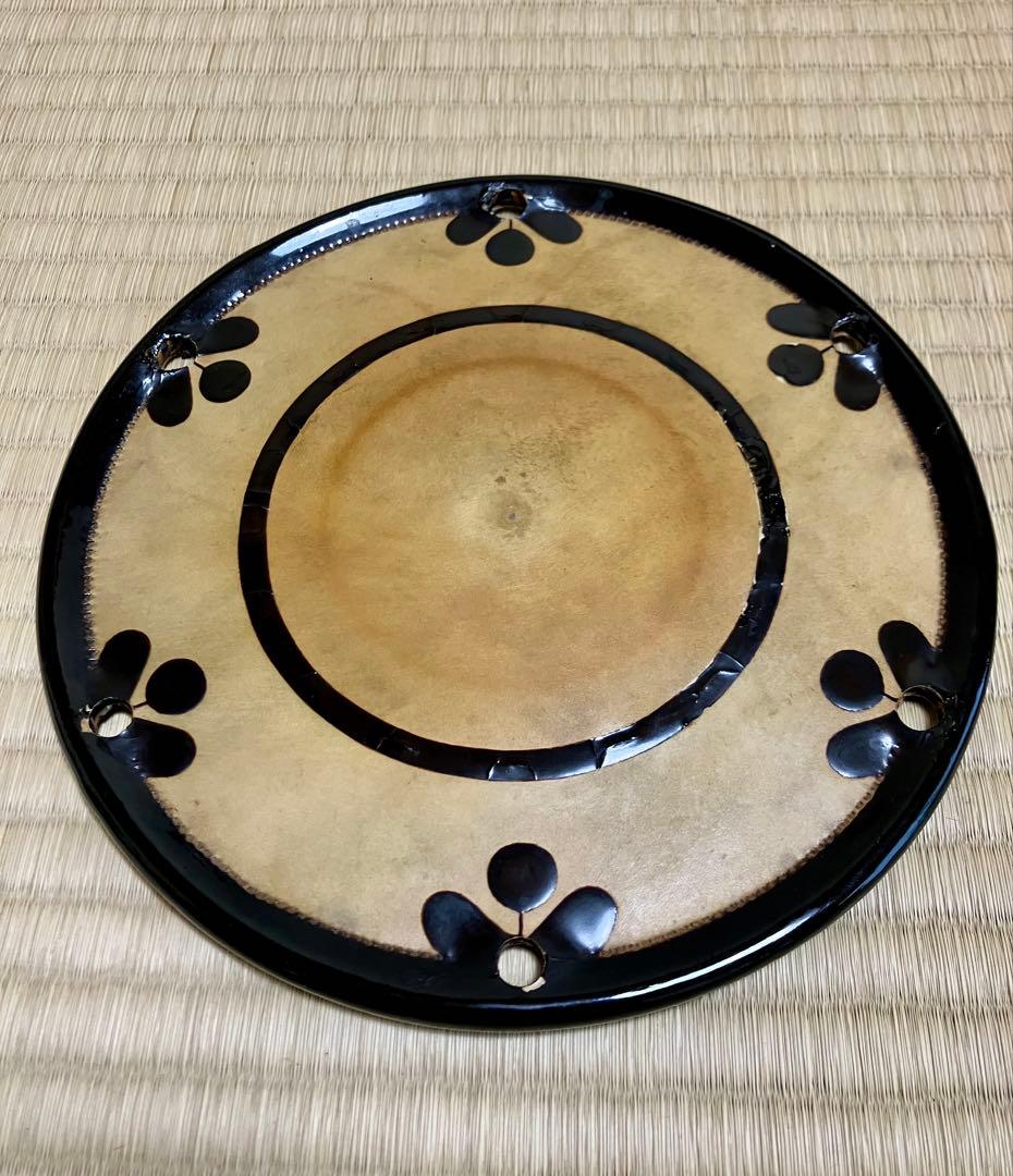 小鼓 「大極上々」小鼓皮 在銘 革仕服付き