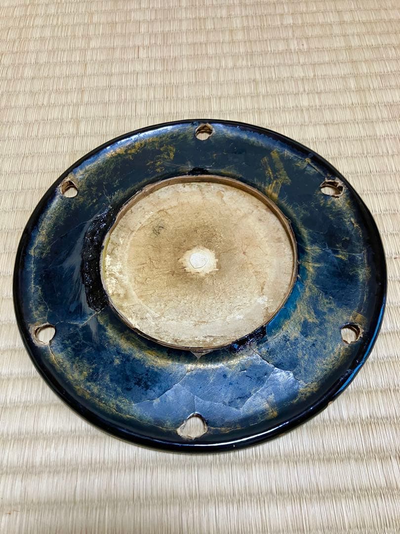 小鼓 「大極上々」小鼓皮 在銘 革仕服付き