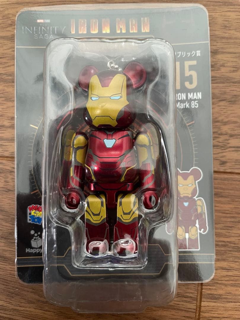 アイアンマン ベアブリック ペアボックス賞B ベアブリック賞6種　展示棚付き