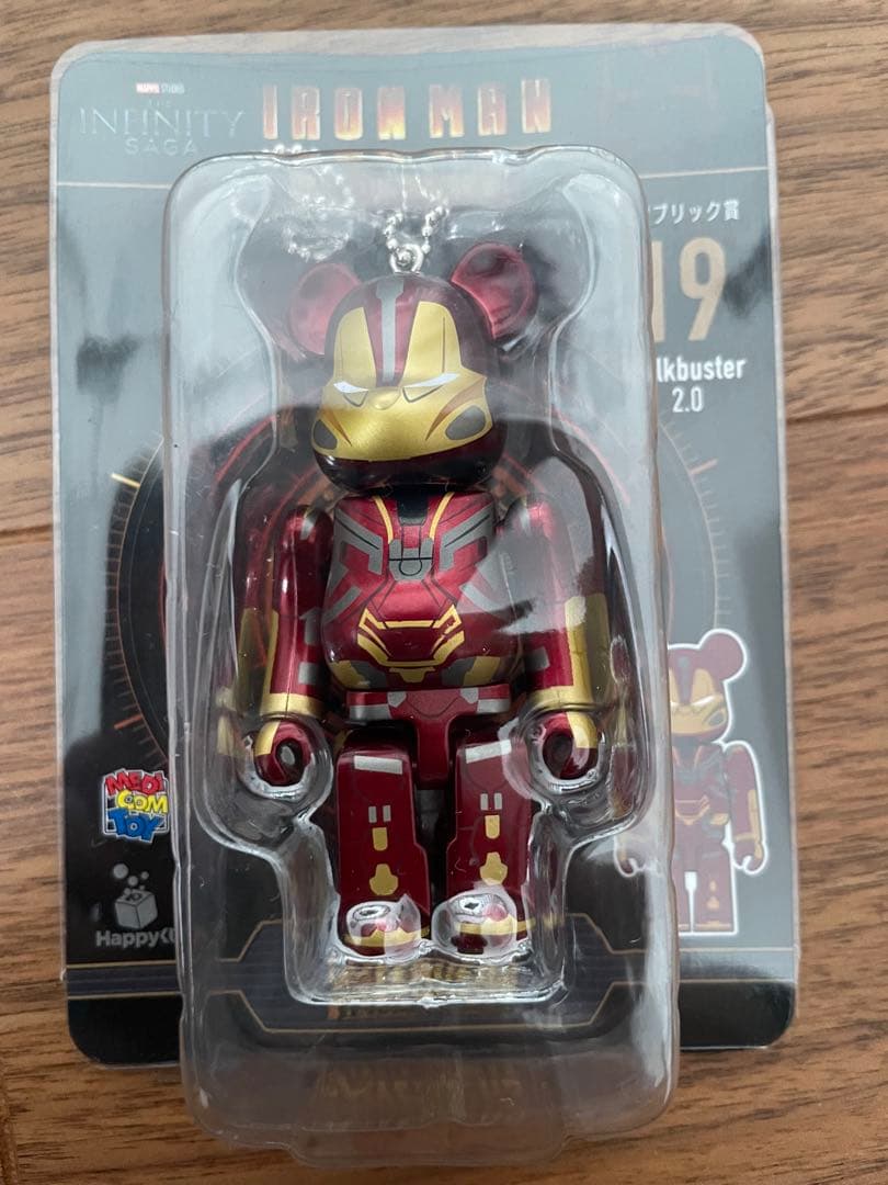 アイアンマン ベアブリック ペアボックス賞B ベアブリック賞6種　展示棚付き