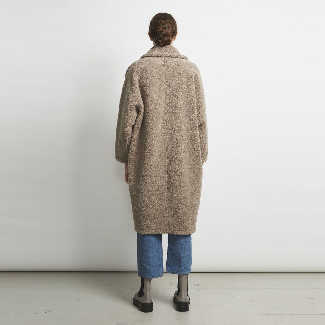 エリオポール HELIOPOLE ボアコート ベージュ 36