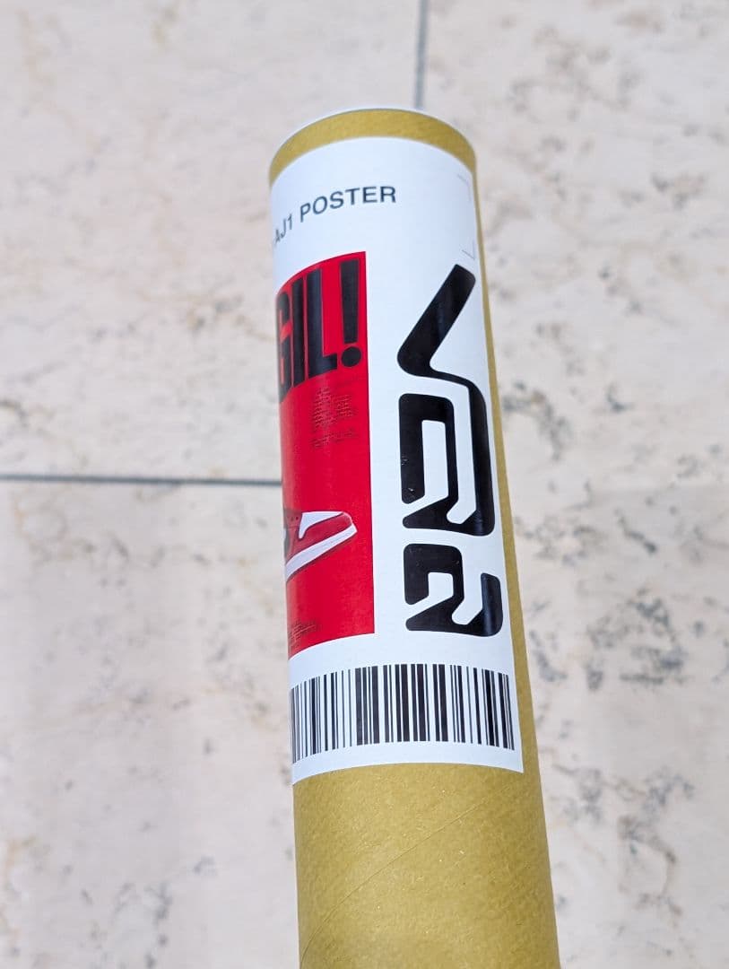 限定 Virgil Abloh Archive 巨大ポスター AJ1 ジョーダン