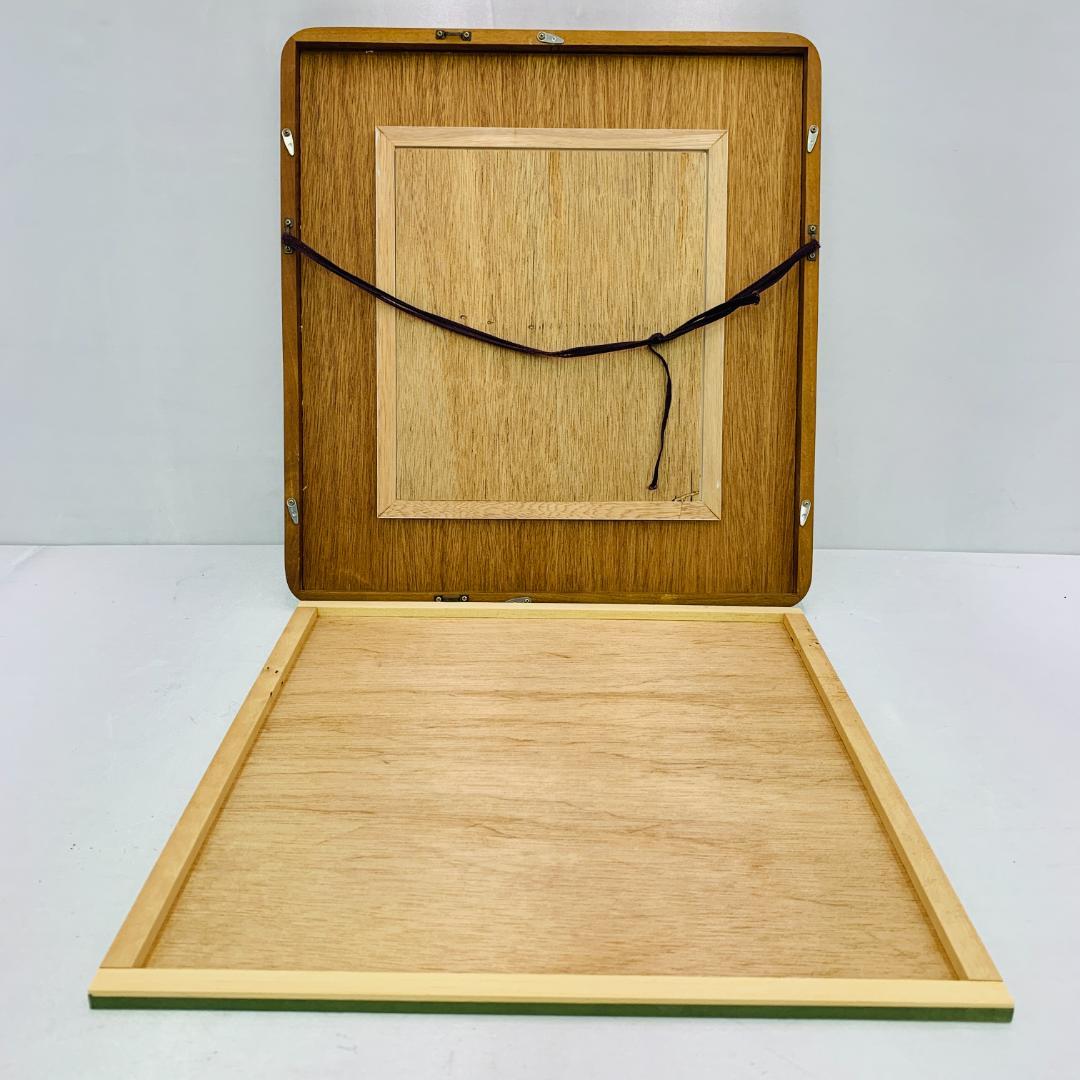 川端康成 『雪国』 冒頭文 書道 額装 落款あり 肉筆 ガラス入り 日本文学