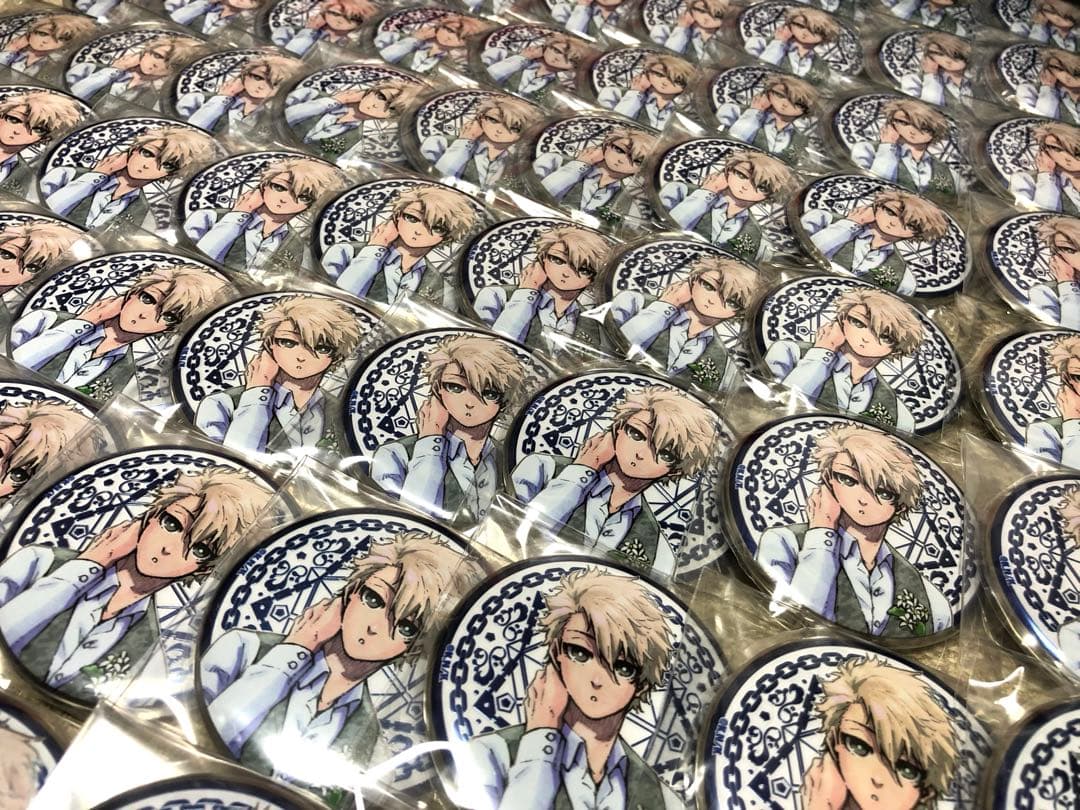 【最終お値下げ】ブルーロック ブルロ 展 エゴ展 アルティメタル缶バッジ 凪