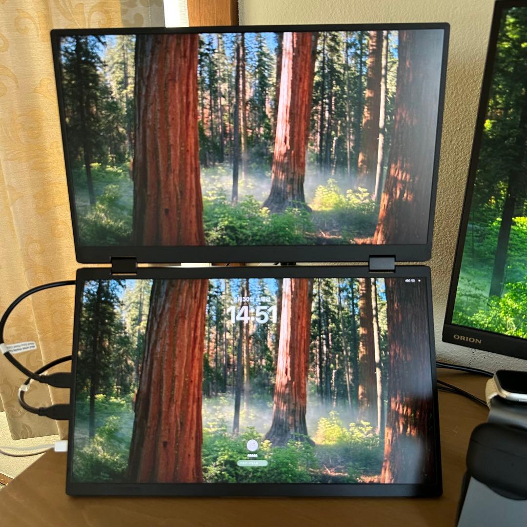 15.6インチ デュアルモバイルモニター 本体