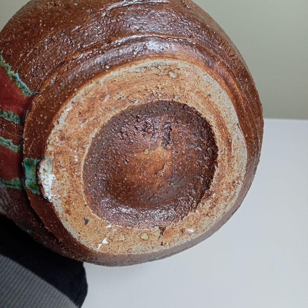 信楽焼　花瓶　D−62