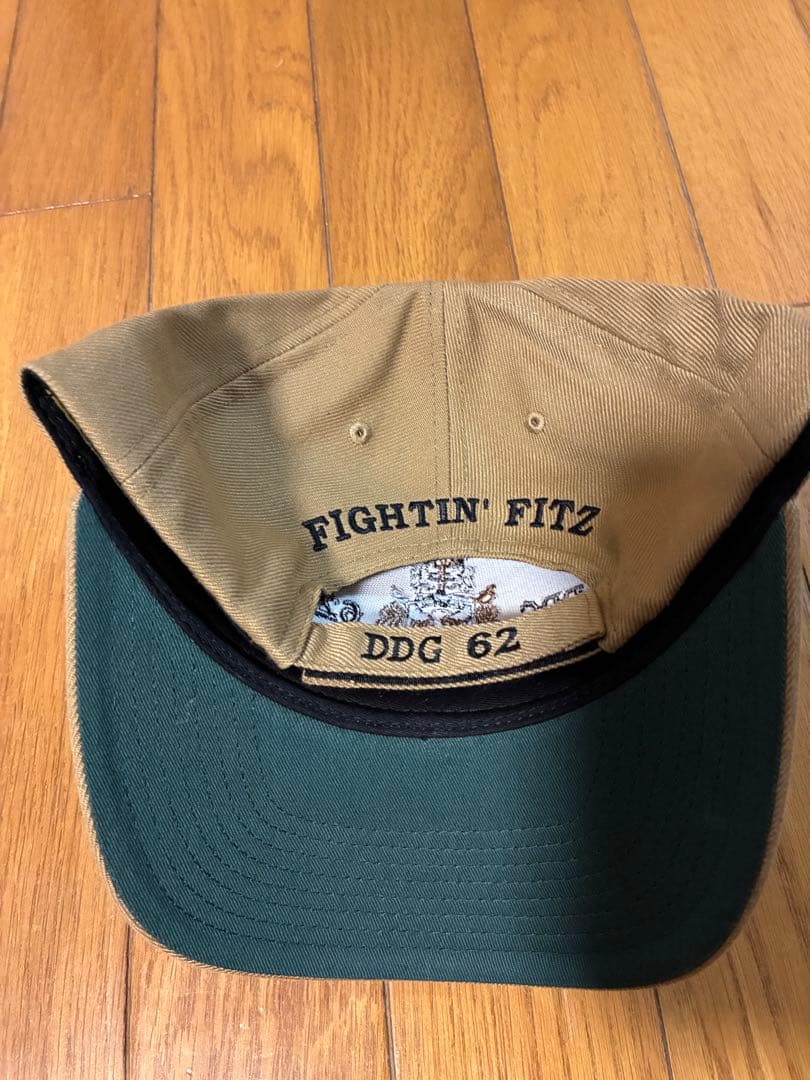 実物　新品　未使用USS FITZGERALD DDG 62 ussキャップ