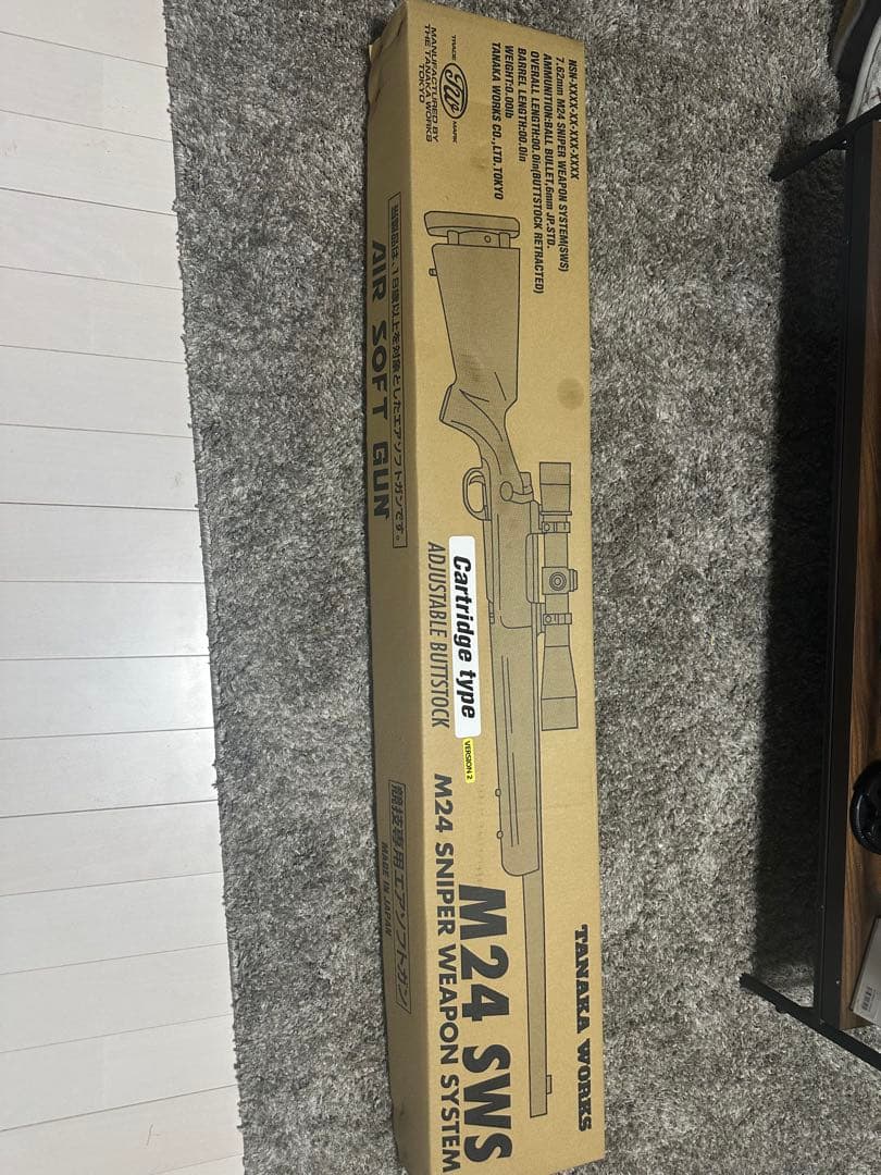 タナカ M24sws 24インチ Ver.2 カート式 ガスライフル