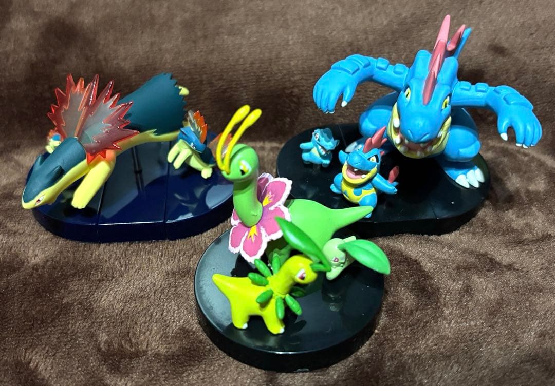 立体ポケモン図鑑 金銀御三家まとめ売り