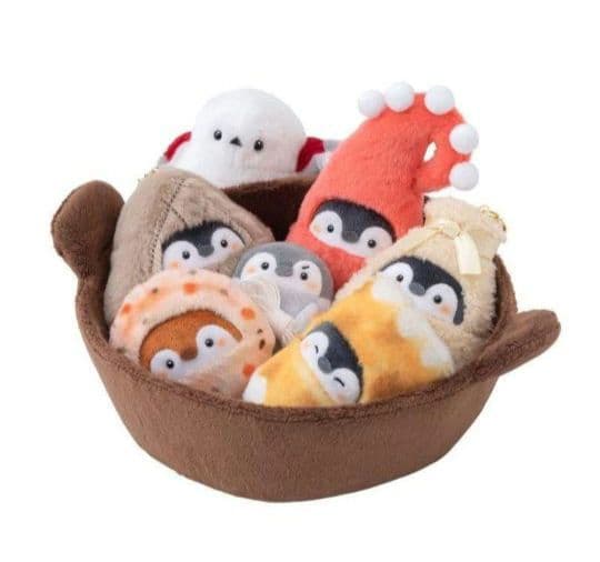 コウペンちゃんアツアツおでんなぬいぐるみセット(おでんが繋がるタイプ)
